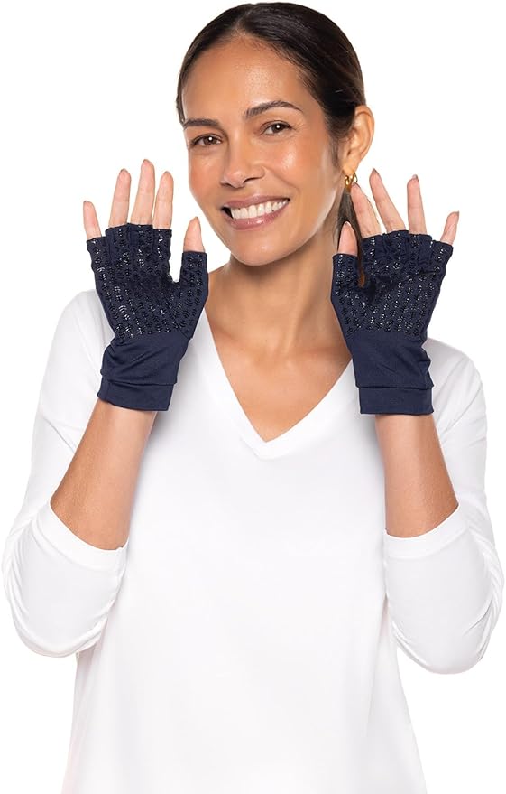 Coolibar Fingerless UV Sun Gloves - UPF 50+ Sun Protection - Ouray