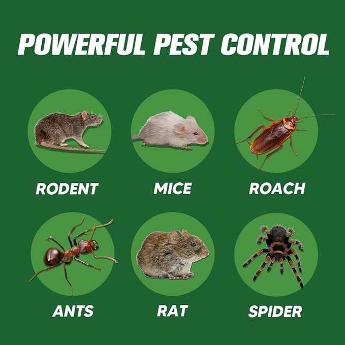 LAQDECDV Pest Control, Mouse Repellent Pouches, Rodent Repellent, Mice Repellant Indoor, Peppermint Mice to Repel Spider, Ant, Roach & Mosquito, Rat Repellant Outdoor, Keep Mouse Out of Camper-12P