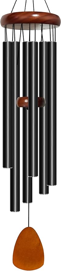 Bursvik Wind Chime for Outside, 32 inch Aluminium Metal Wind Chimes, Relaxing Soothing Wind Chimes Outdoor, Decoration for Garden, Patio, Yard, Home, Gift for Mother's Day, Birthday(Waterdrop)