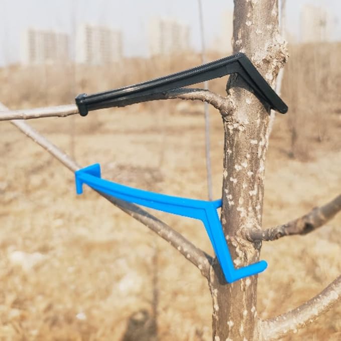Cunguv Tree Spreaders Fruit Tree Limb Spreader 30Pieces Apple Tree Branch Spreaders to Nudge Limbs for Most Fruit Trees,Blue and Black