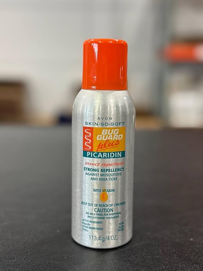 Avon Skin So Soft Bug Guard Plus Picaridin Insect Repellent Aerosol Spray, DEET-Free, Oil-Free, Dermatologist Tested, Repels Mosquitoes, Ticks, Gnats, Sand Flies & More, 4 oz. (Pack of 2)
