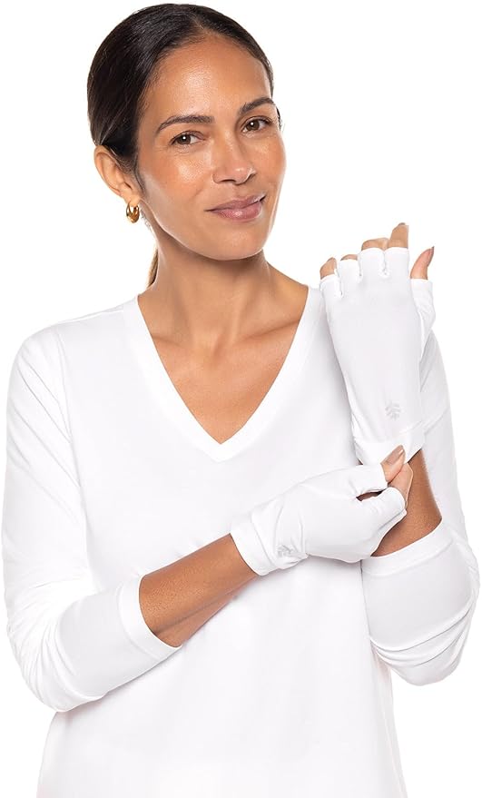 Coolibar Fingerless UV Sun Gloves - UPF 50+ Sun Protection - Ouray