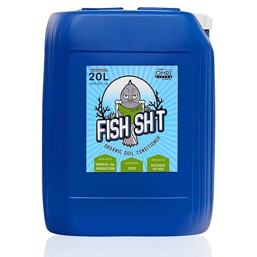 Fish Head Farms Organic Soil Conditioner 20Liter Organic Fertilizer for Increased Yield and Flavor - Plant Fertilizer, Plant Nutrients for Soil, Soilless, Hydroponic Farming - Garden