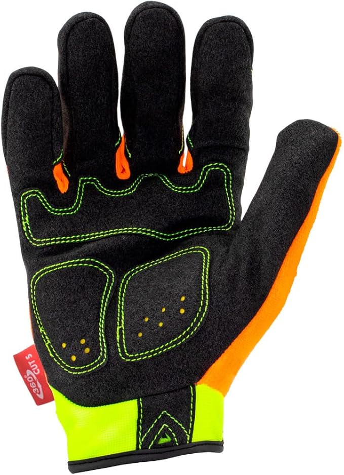 Ironclad Command Impact Work Gloves; Touch Screen Gloves Conductive Palm & Fingers, Impact Protection, Machine Washable