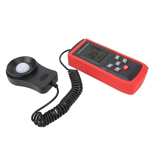 GYZOUKA TA8133 Digital Light Meter, Illuminance Meter with Manual Auto Range 200000lx, for Visible Light Measurement