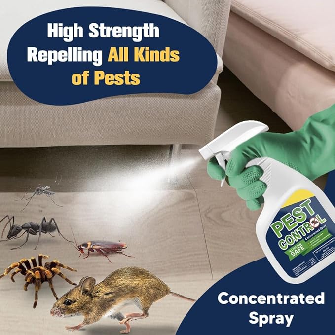 LAQDECDV Pest Control, Mouse Repellent Pouches, Rodent Repellent, Mice Repellant Indoor, Peppermint Mice to Repel Rodents, Ant, Roach & Mosquito, Rat Repellant Outdoor 1P