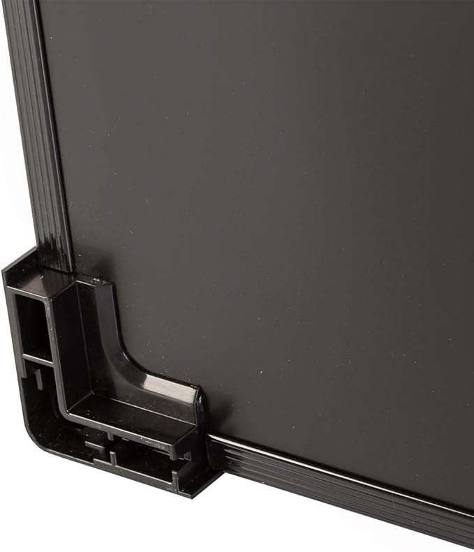 REPTI ZOO 34 Gallon Large Reptile Glass Terrarium Tank with Foam Backgrounds,Double Hinge Door with Screen Ventilation Reptile Terrarium 24" x 18" x 18"(Knock-Down)