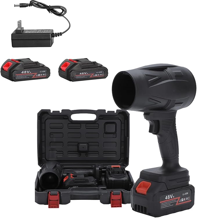 Turbo Jet Blower - Cordless Leaf Blower - Designed to be Lightweight and Portable for Easy Portability - 23,000 RPMs Fast Snow Removal, Leaf Removal, Drying Cars, fueling Grills and More!