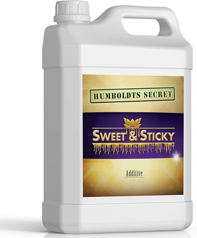 Humboldts Secret Sweet & Sticky Carbohydrate and Saccharide Plant Energy Additive | Indoor and Outdoor Plant Nutrients Enhancer for Growth and Aroma | Boosts Flavor and Development | 2.5 Gallon