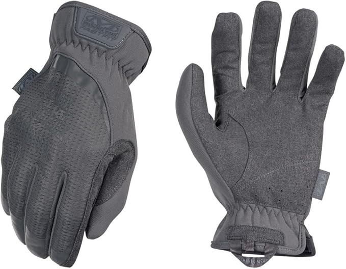 Mechanix Wear FastFit Tactical Gloves - Heavy Duty Lightweight Multipurpose Gloves - Flexible Grip & Reinforced Palm - Touchscreen Capable - Large - Wolf Grey