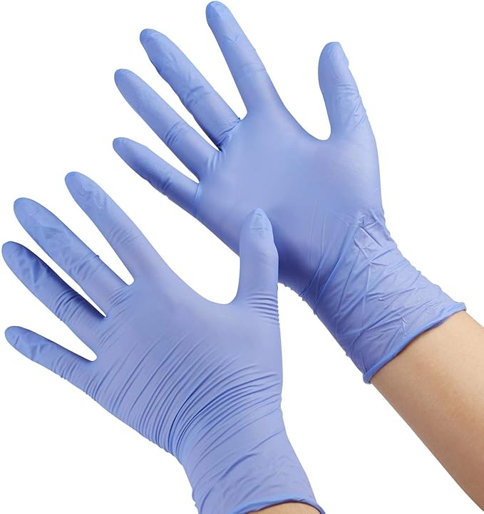 Kids Gloves Disposable for 4-10 Years - Latex and Powder Free - for Kids Festival Preparation, Crafting, Painting, Gardening