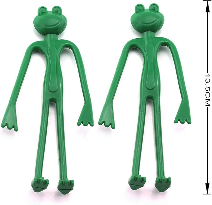 10pcs Decorative Plant Tie Twist Bendable Reusable Plant Cable Ties Twisting Garden Tie Frog