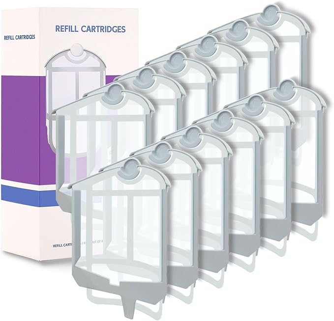 ZVVN 12 Pack Refill Cartridges, Refills Compatible with Indoor Light M364A and Max, Replacement 100% Fit (12 Refill Cartridges)