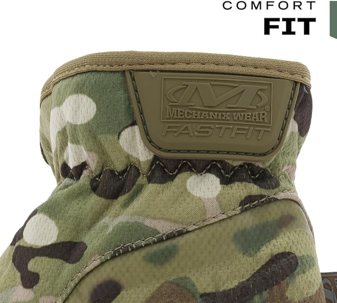Mechanix Wear FastFit Tactical Gloves - Heavy Duty Lightweight Multipurpose Gloves - Flexible Grip & Reinforced Palm - Touchscreen Capable - XX-Large - MultiCam Camouflage