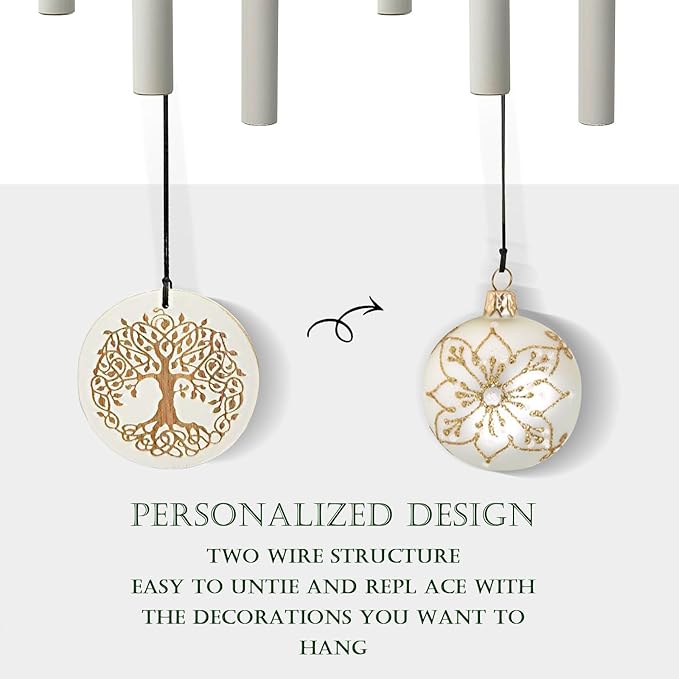 Aoedelyart Tree of Life Wind Chimes Outdoor Clearance WindChimes for Loss of Loved One,33" Memorial/Sympathy Gifts for Friend/Mother/Father,Wind Chimes for Outside Garden,Home,Yard Decor(White)