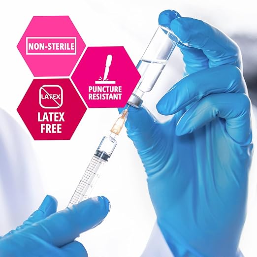 Medpride Medical Examination Nitrile Gloves|Small Case of 2000| Blue, Latex/Powder-Free, Non-Sterile Exam Gloves| Professional Grade for Hospitals, Law Enforcement, Tattoo Artists, First Response