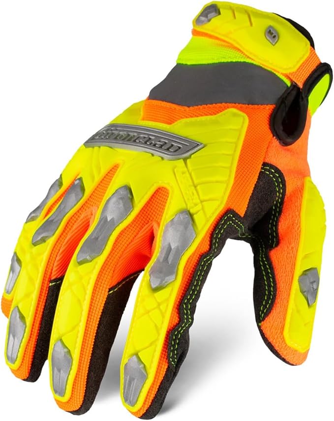 Ironclad Command Impact Work Gloves; Touch Screen Gloves Conductive Palm & Fingers, Impact Protection, Machine Washable