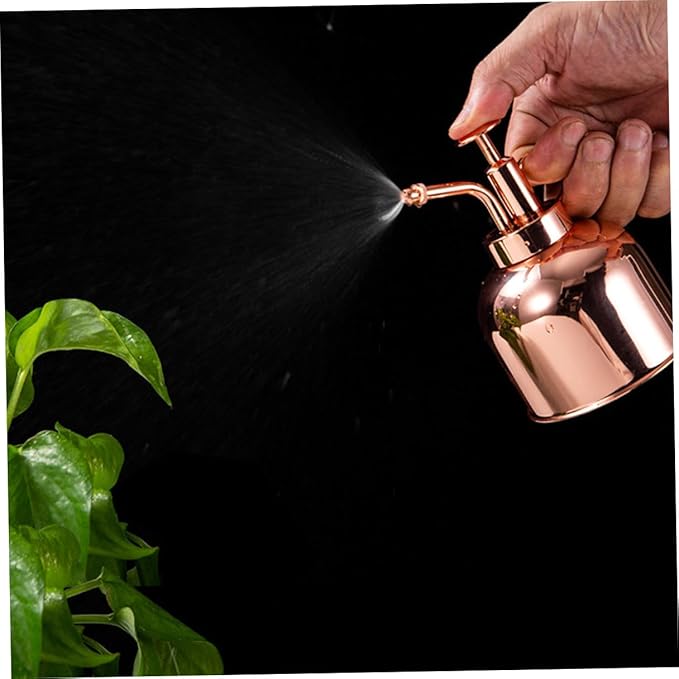 Vintage Plant Mister Watering Can with Pump for Succulents Indoor Gardening Portable Handheld Spray Bottle for Flowers and Plants