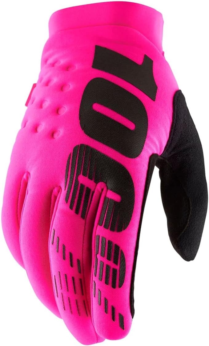 100% BRISKER Cold Weather Motocross & Mountain Bike Gloves - Warm Winter MTB & MX Powersport Racing Protective Gear