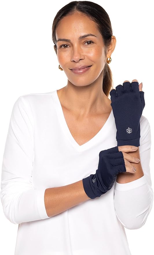 Coolibar Fingerless UV Sun Gloves - UPF 50+ Sun Protection - Ouray