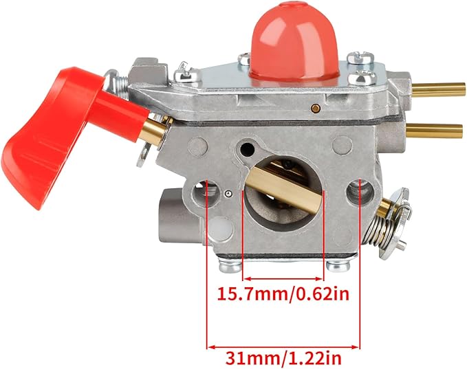 BVM200FE Carburetor Kit for Poulan 545081857 Carb Craftsman Leaf Blower 358794770 358794780 358794765 Replace ZAMA C1U-W43 C1U-W43C C1U-W43B with Air Filter