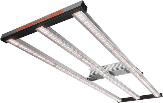 Spider Farmer SE4500 320W LED Grow Lights, Samsung LM301H EVO Diodes, Upgraded Smart App Control, 2X4ft Coverage Full Spectrum Dimmable Bar Style Growing Lamp for Indoor Plants