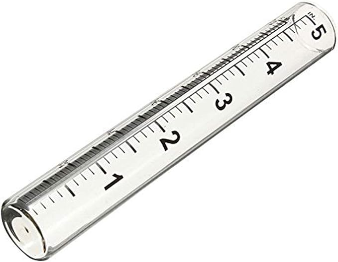 The Crabby Nook Small Rain Gauge Outdoor Garden Decor Guage for Deck or Yard Rain Water Catcher Gages Outdoors (Sea Turtle)