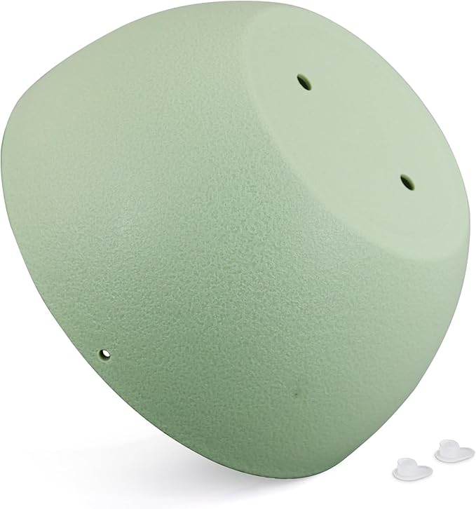 Meowell 8 inch Small Hanging Planters Plant Pots for Indoor Outdoor Plants, 2 Pack Hanging Flower Pots with Drainage Holes and Chain for Garden Porch, Plastic Hanging Baskets for House Plants, Green