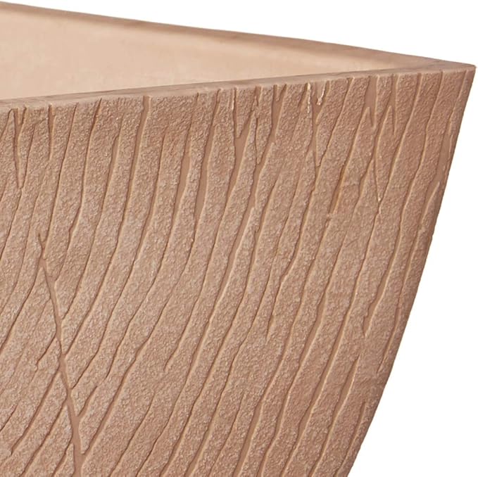 Arcadia Garden Products Q41B Concentric Window Box, 16 x 10 x 8, Beige