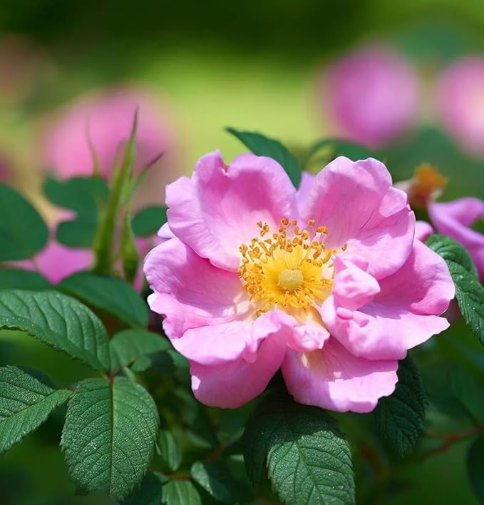 Rosa Rugosa (Sand Rose, Hedgehog Rose, Wrinkled Rose, Rugosa Rose, Japanese Rose, Ramanas Rose) Shrub Seeds, Fragrant Flowers, Seeds by MySeeds.Co, You Choose The Amount (1 oz)