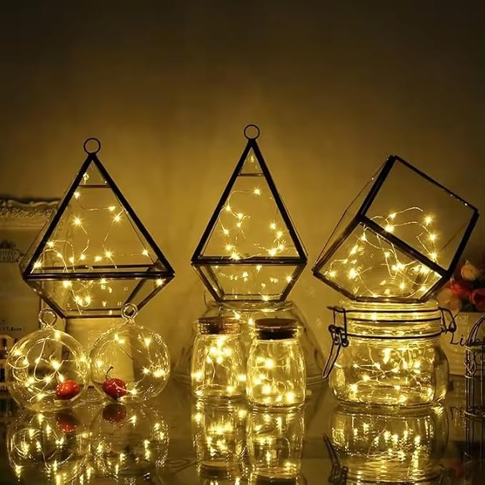 3 Pack USB Fairy Lights 3meters 30 lamp Beads Led Copper USB Powered for Christmas ，Camp，Halloween，Parties，Wedding， Christmas Tree Decoration…White (Warm)