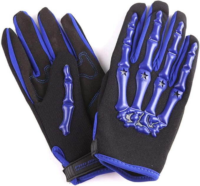 1Storm Youth Motocross Gloves Motorcycle BMX MX ATV Dirt Bike Bicycle Skeleton Cycling Kids Gloves