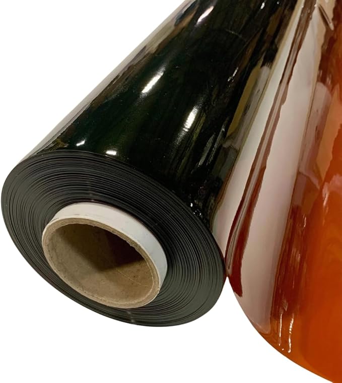 Metro Screenworks Fire Retardant Clear Vinyl Roll (Partial) - Clear Marine Vinyl 20 Gauge Sheet - 54-in x 60 Yards - Double Polished Heavy Duty Plastic Sheeting - Windows, Boats, Greenhouse, & More