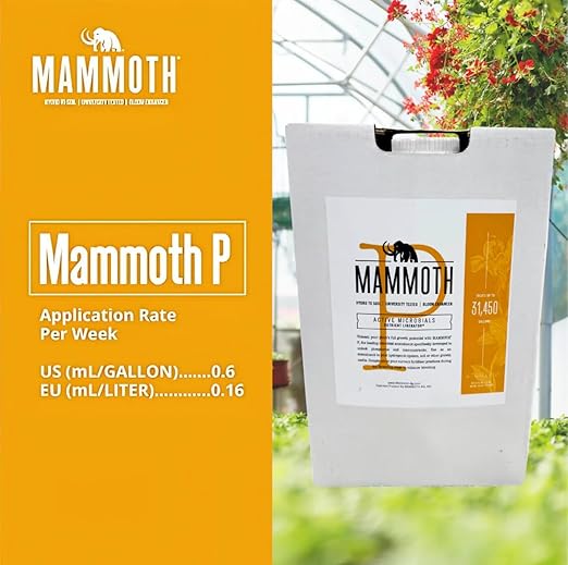 Mammoth P Bloom Booster & Enhancer - Plant Nutrients for Increased Growth & Yield (5-Gallon)