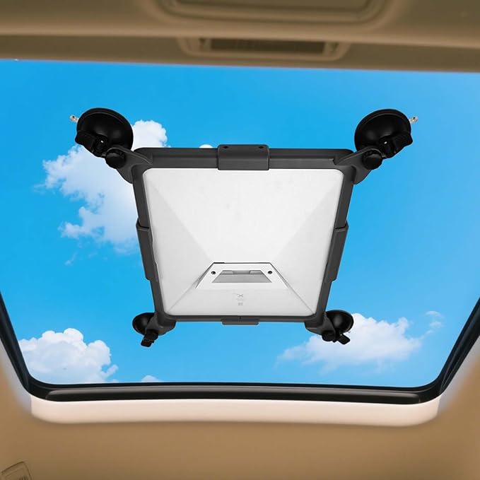 Starlink Mini Mount - Starlink Mini Car Mount with 2 Extra Suction Cups | Strong Secure Mounting for Car Windows & Sunroofs | Stable Signal for RVs, Boats, Road Trips