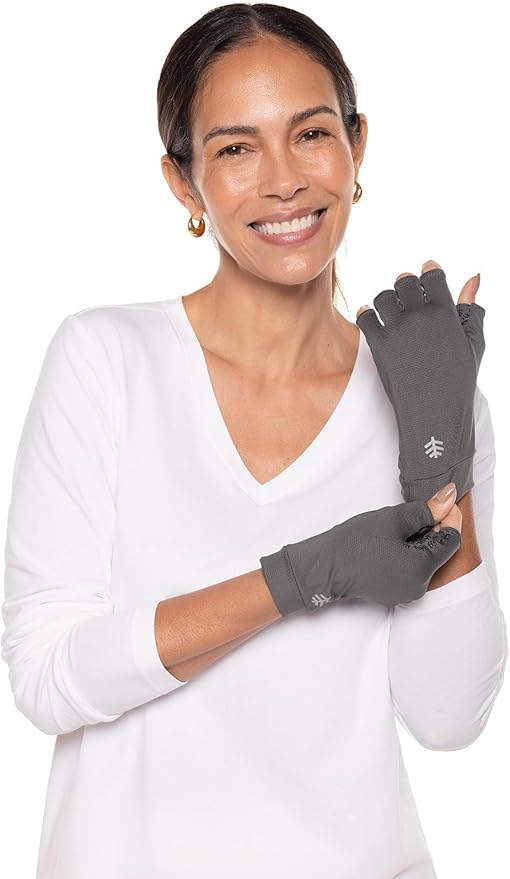 Coolibar Fingerless UV Sun Gloves - UPF 50+ Sun Protection - Ouray