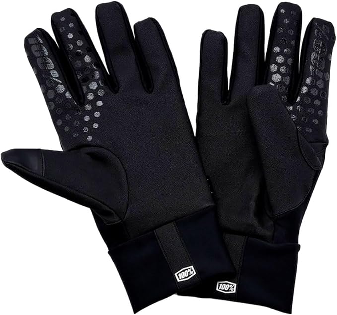 100% BRISKER Cold Weather Motocross & Mountain Bike Gloves - Warm Winter MTB & MX Powersport Racing Protective Gear