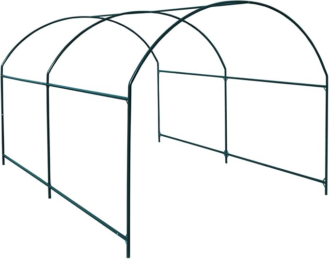 Strong Camel Greenhouse Replacement Frame for Outdoor Larger Hot Garden House , Support Arch Frame Climbing Plants/Flowers/Vegetables (10' X7'X6', Frame)
