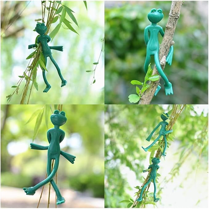 10pcs Decorative Plant Tie Twist Bendable Reusable Plant Cable Ties Twisting Garden Tie Frog