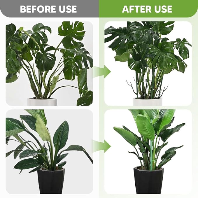 5 Pack Stackable Monstera Plant Support, Garden Plant Stakes for Indoor Outdoor Plants, Climbing Plant Support Structures Moss Pole Monstera Plant Holder Sticks Support Tall Potted Plants (5 Pack)