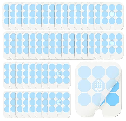 60 Pack Replacement Refills for DT3005W & SH502, Compatible with Dynatrap DT3005W Dot and for Safer Home SH502 Plug-in Indoor Replacement Glue Boards Sticky Card