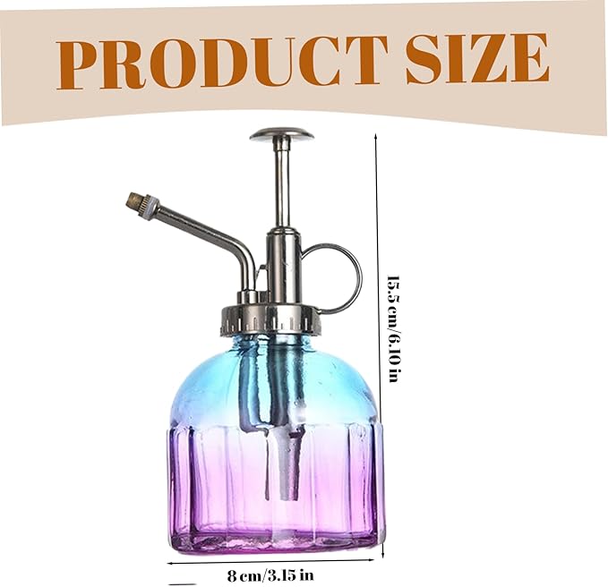 Style 2 Vintage Plant Mister, 200ml Bronze Top Spray Bottle for House Plants