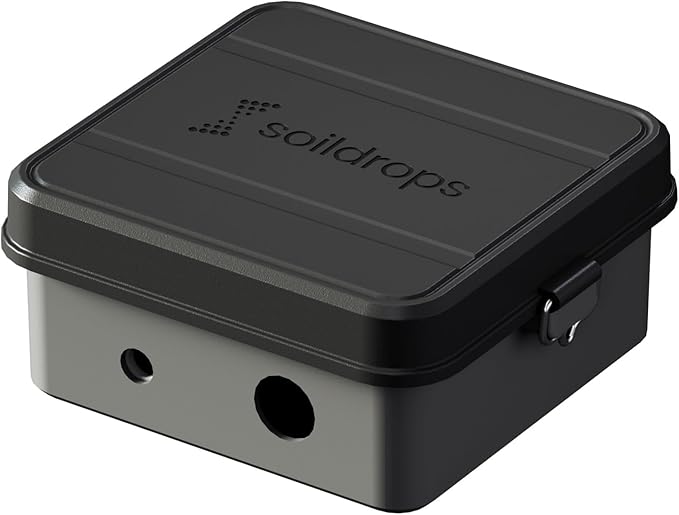 Soildrops AI Smart Sprinkler Controller, 8-Zone WiFi Irrigation Controller for Indoor & Outdoor Use, DIY Garden & Lawn Watering Kit, App-Based Auto Watering