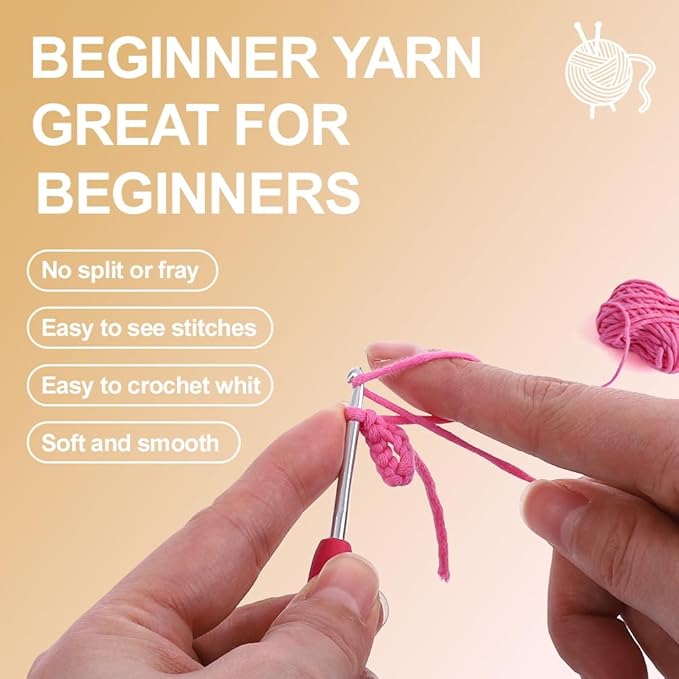 Fox Amigurumi Crochet Kit for Beginners - Forest Friends Animal DIY Starter Set with Slow-Motion Video Guides | Premium Non-Fraying Tube Yarn & 40% Extra Material | Creative Craft Keepsake Gift
