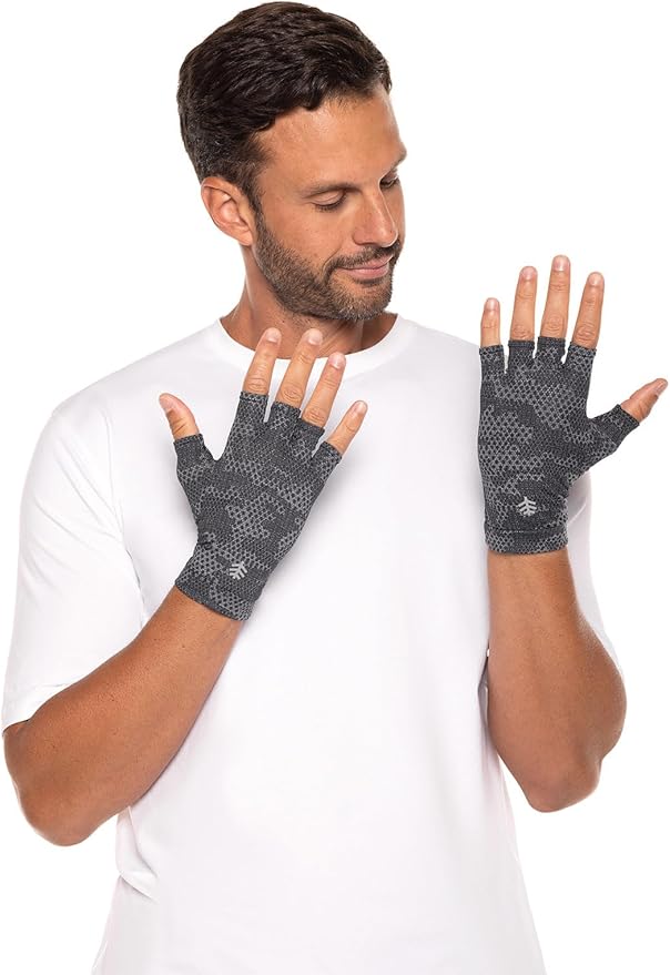 Coolibar Fingerless UV Sun Gloves - UPF 50+ Sun Protection - Ouray