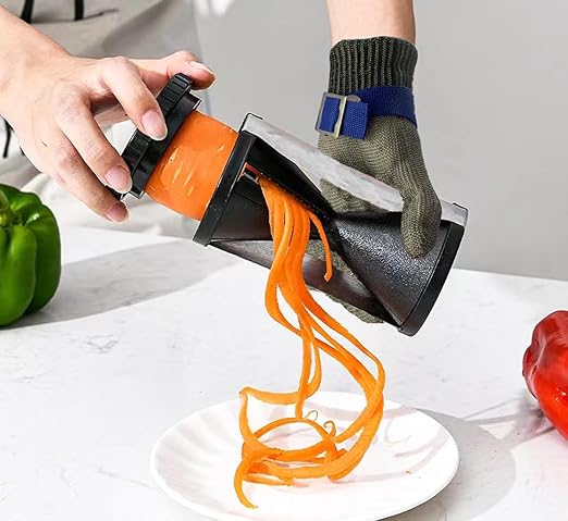 ANSI A9 Cut Resistant Gloves, Upgrade 2.0Food Grade 316Stainless Steel Wire Mesh Metal Gloves,Cutting Gloves Kitchen, Oyster Shucking, Fillet Cutting,Meat Cutting and Metal Processing(XL-1PCS)