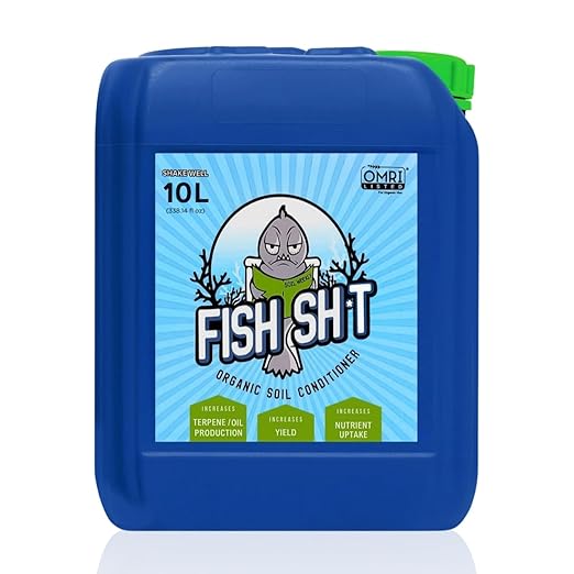 Fish Head Farms Organic Soil Conditioner - Organic Fertilizer for Increased Yield and Flavor - Plant Fertilizer, Plant Nutrients for Soil, Soilless, Hydroponic Farming - Garden - 10L