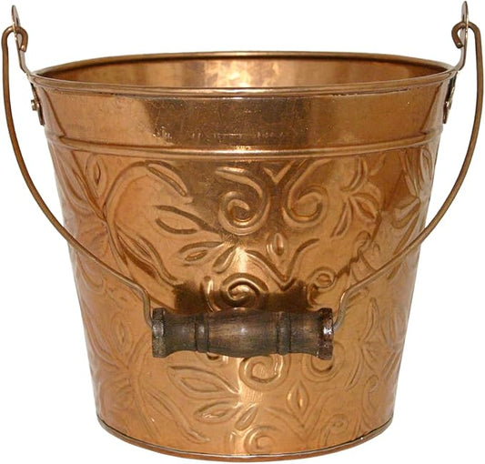 Headwind Vintage Collection - Floral New Penny Planter with Handles – 8 Inch Medium Flower Pots Decorative Plant Indoor – Plant Pots Indoor with Drainage by Robert Allen