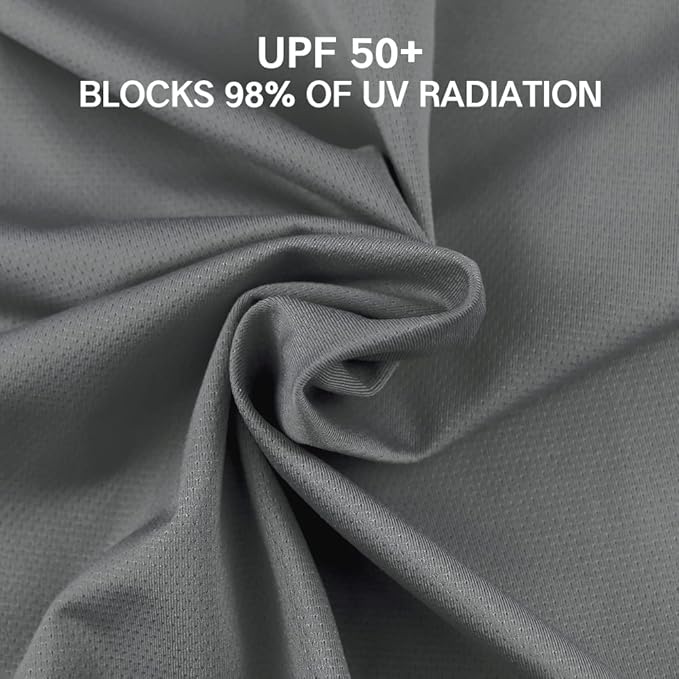 Unisex UV Protective Fingerless Gloves UPF 50+ Summer Sun Glove for Outdoor Fishing Cycling Hiking Driving Kayaking