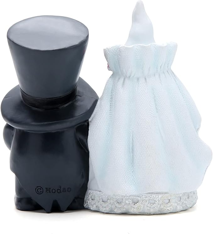 Hodao Couple Gnome Decoration Handmade Couple Scandinavian Elf Ornaments Wedding Celebration Figurines Decor Sweet Anniversary Day Home Table Decor